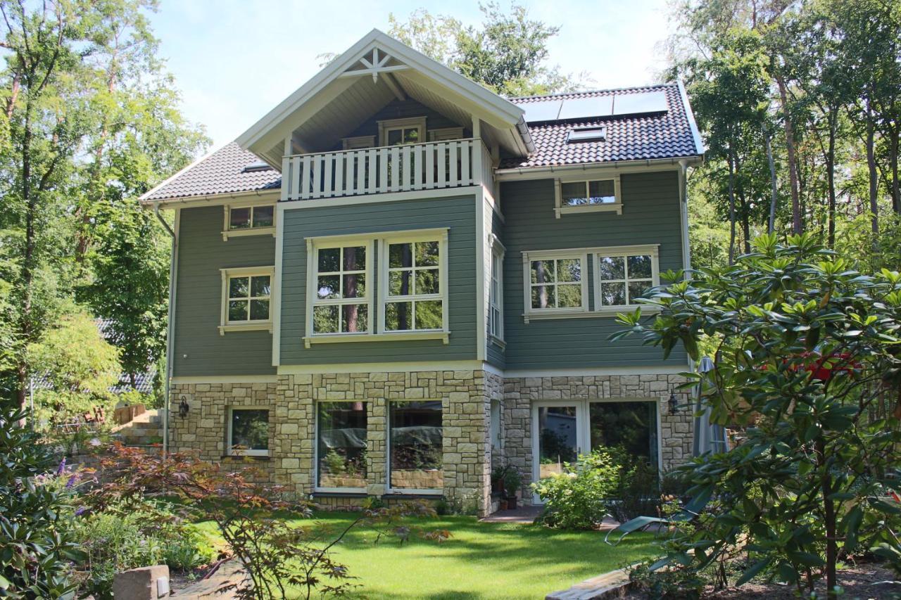 Moderne Wohnung im skandinavischen Stil am Waldrand Schwielowsee Exterior foto