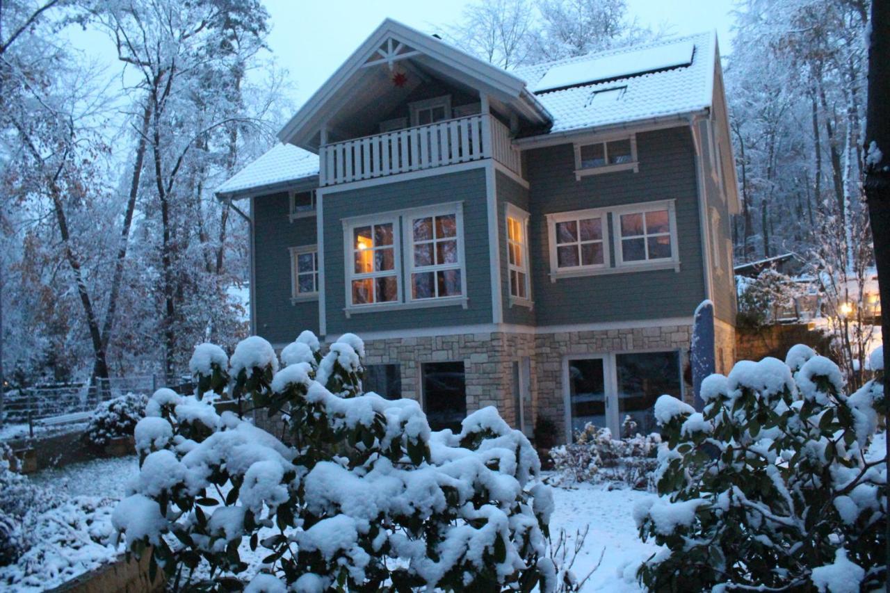 Moderne Wohnung im skandinavischen Stil am Waldrand Schwielowsee Exterior foto