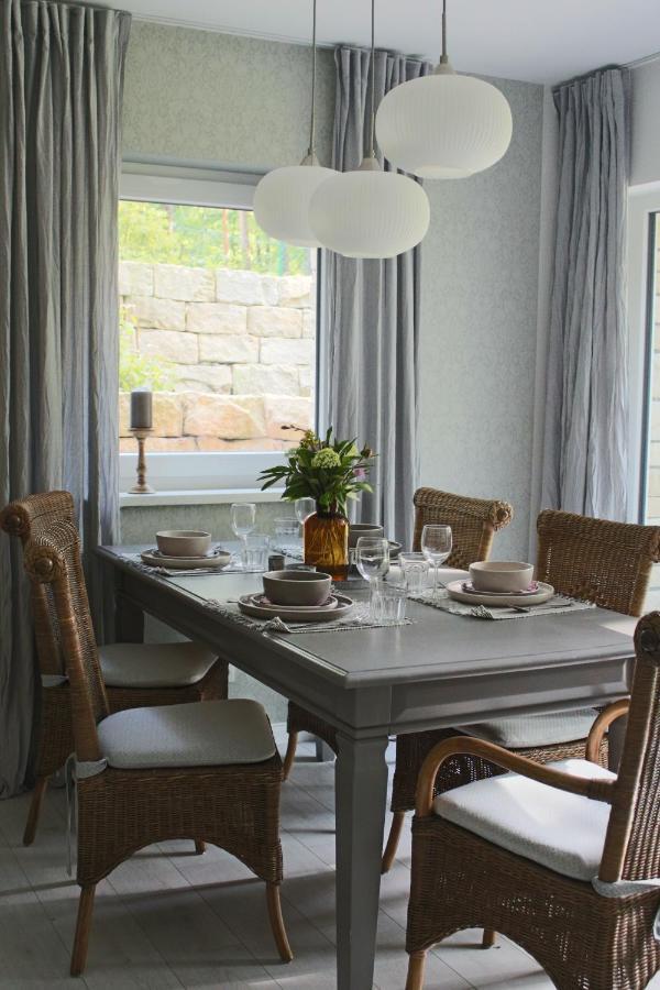 Moderne Wohnung im skandinavischen Stil am Waldrand Schwielowsee Exterior foto